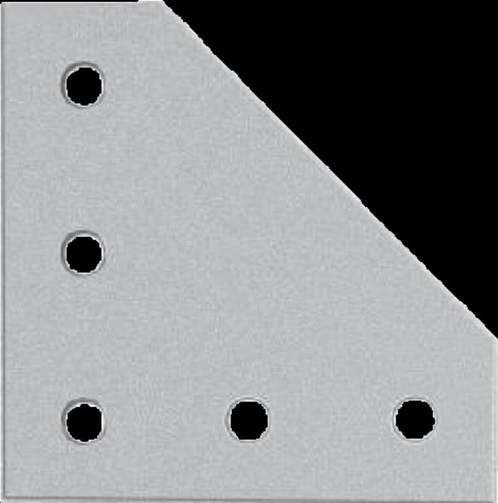 Verbinderplatte-L- Alu elox 4545