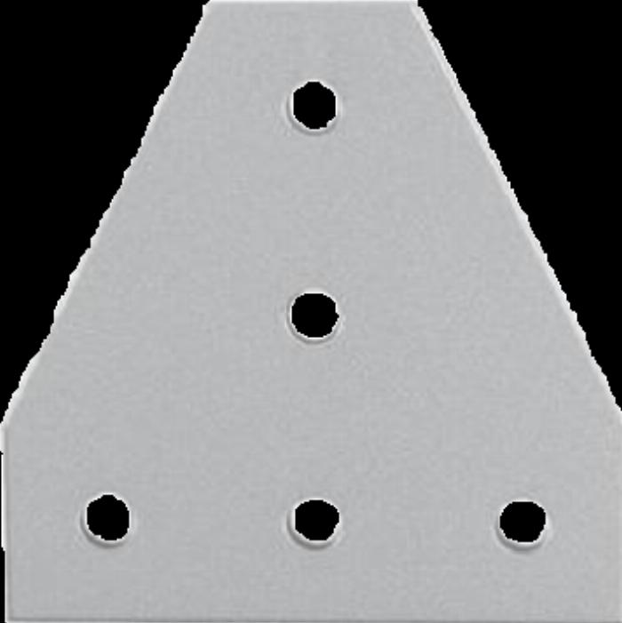Verbinderplatte-T- Alu elox 4545