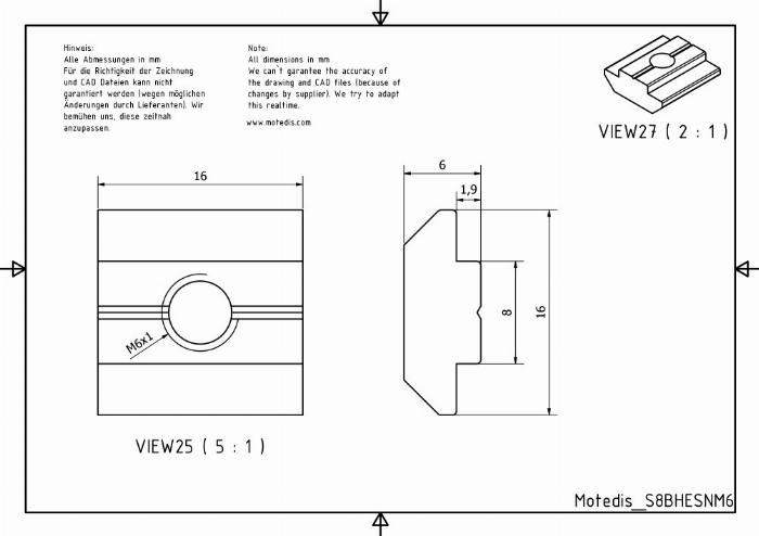 Slotted blocks slot 8