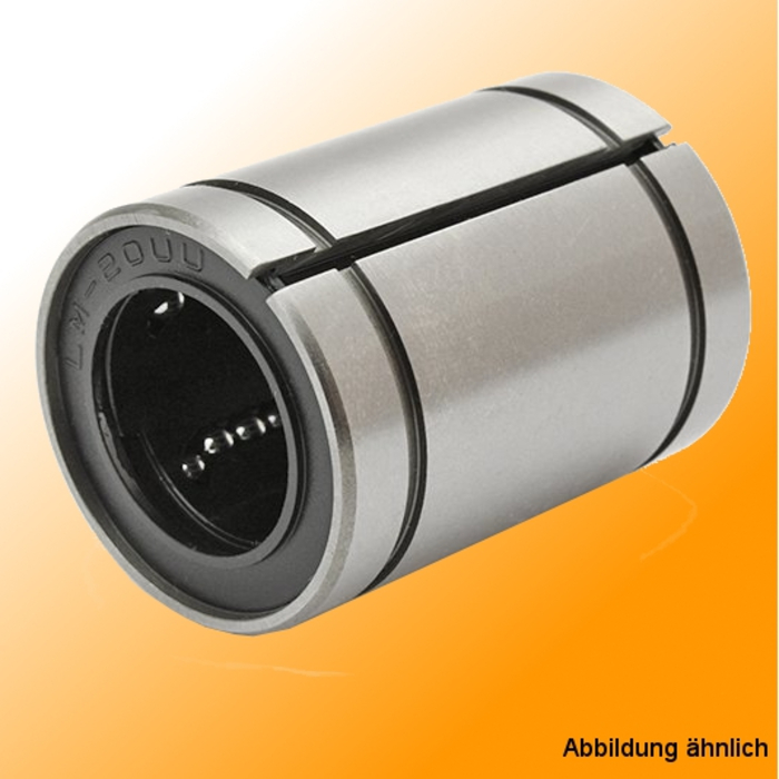 LM20UUAJ inner diameter 20mm linear bearing with adjustable clearance contains 5 rows of balls