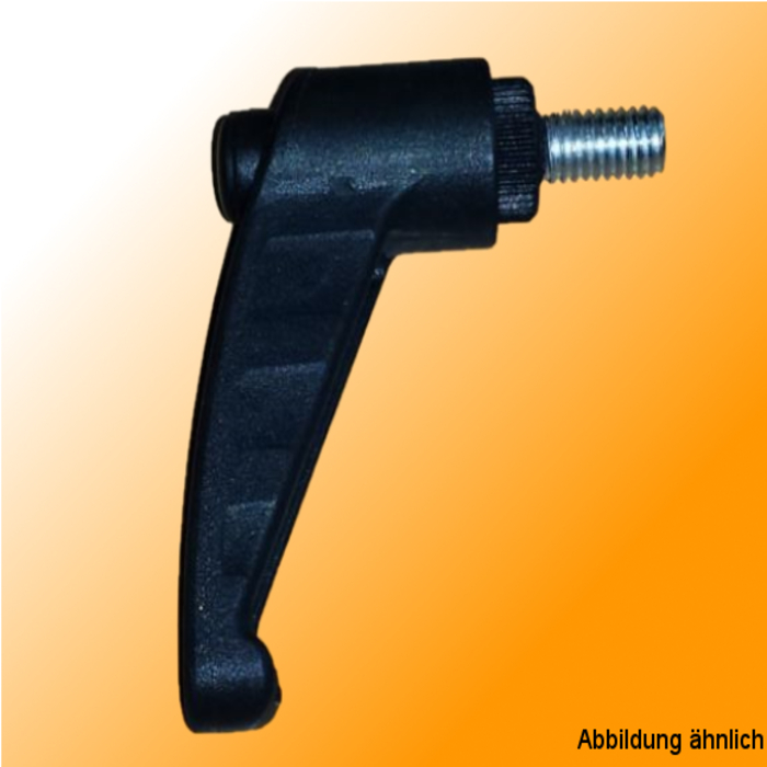 Locking Lever with external thread M8x20 made of plastic and steel