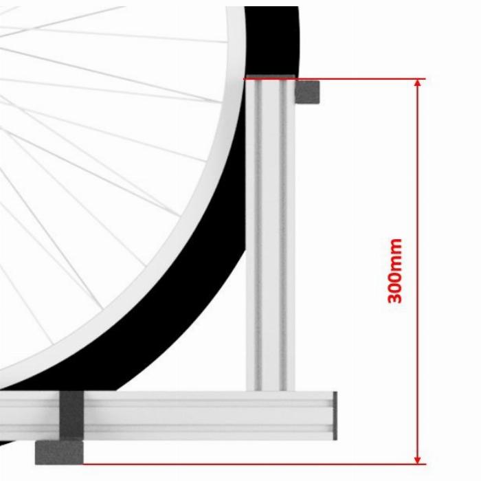 Configurator for transporting bicycles you can choose the length and width of the bicycles